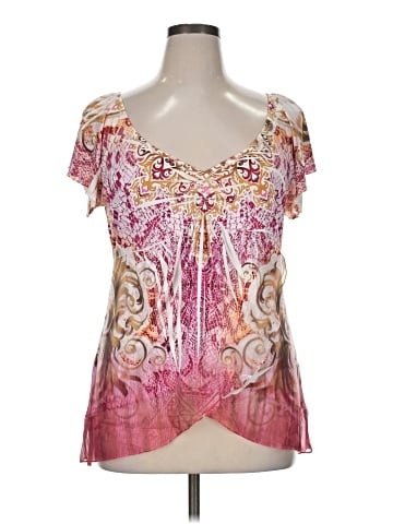 Apt. 9 Short Sleeve Blouse (view 1)