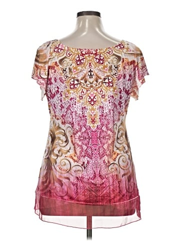 Apt. 9 Short Sleeve Blouse (view 2)