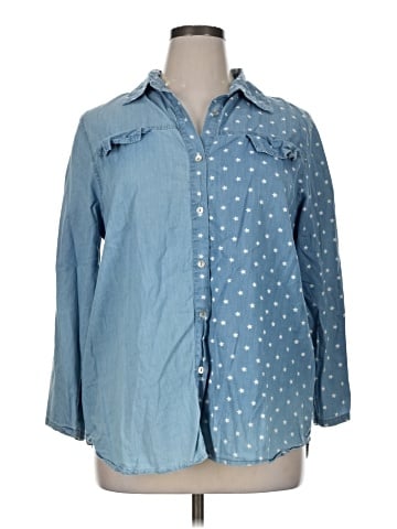 Kaktus Long Sleeve Button-Down Shirt (view 1)