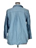 Kaktus 100% Cotton Stars Blue Long Sleeve Button-Down Shirt Size XL (estimated) - photo 2