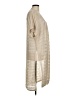Vince Camuto Bow Print Color Block Ombre Stripes Tan Cardigan One size - photo 4