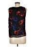 Ellen Tracy 100% Polyester Black Sleeveless Blouse Size M (petite) - photo 2