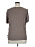 LUXE Gray Short Sleeve Top Size XL - photo 2