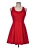 Assorted Brands Solid Red Cocktail Dress Size M - photo 1