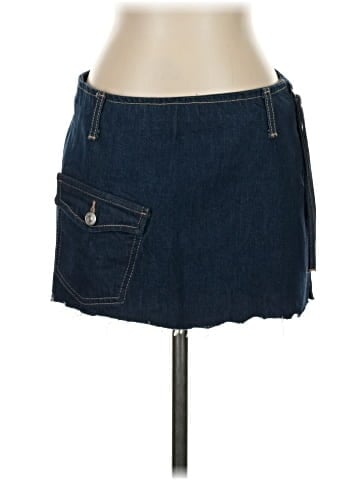 Zara Denim Skirt (view 1)