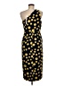 J.Crew 100% Polyamide Polka Dots Yellow Cocktail Dress Size 6 - photo 2