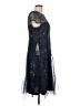 JS Collections 100% Polyester Stars Blue Cocktail Dress Size 12 - photo 4