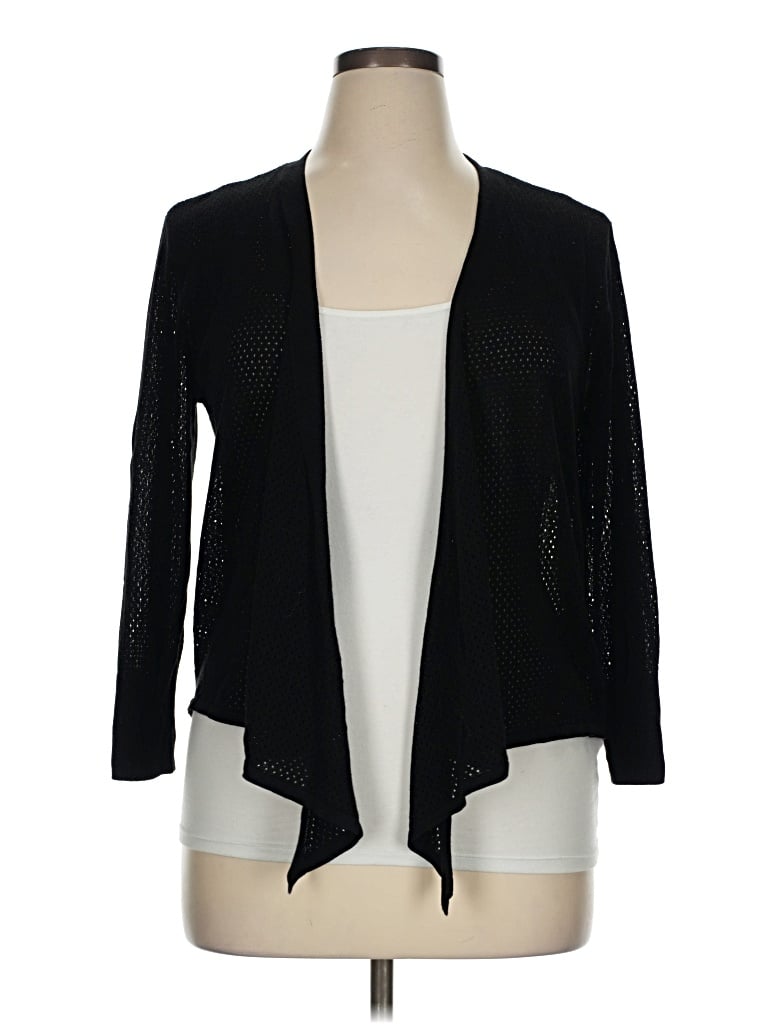 Simply Vera Vera Wang Cardigan Sweater In Black