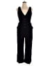Topshop Solid Black Jumpsuit Size 14 - photo 1