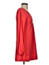Solemio Solid Red Casual Dress Size S - photo 4