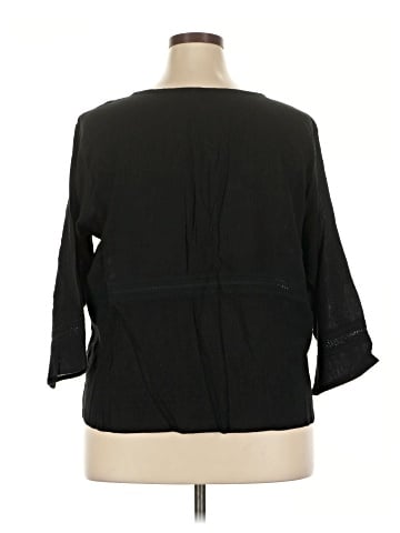 At Last & Co. 3/4 Sleeve Blouse (view 2)
