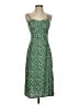Shein Print Green Casual Dress Size 2 - photo 1