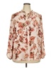 Violet & Claire 100% Polyester Floral Ivory Long Sleeve Blouse Size 2X - photo 1