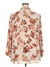 Violet & Claire 100% Polyester Floral Ivory Long Sleeve Blouse Size 2X - photo 2