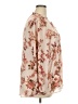Violet & Claire 100% Polyester Floral Ivory Long Sleeve Blouse Size 2X - photo 4