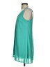 Sequin Hearts Solid Teal Casual Dress Size S - photo 5