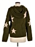 Cosmic Blue Love Stars Green Pullover Sweater Size M - photo 2