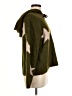 Cosmic Blue Love Stars Green Pullover Sweater Size M - photo 4