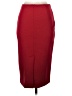 Moda International Solid Burgundy Formal Skirt Size 2 - photo 2