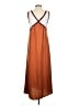 Unbranded 100% Polyester Orange Casual Dress Size S - photo 2