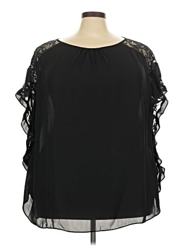 Black Rainn Short Sleeve Blouse (view 1)