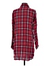 MICHAEL Michael Kors Plaid Red 3/4 Sleeve Button-Down Shirt Size 4 - photo 2
