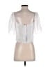 WAYF 100% Polyester Silver White Sleeveless Blouse Size S - photo 2