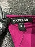 Express 100% Polyester Solid Burgundy Cocktail Dress Size XS - photo 7