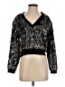 Rachel Comey 100% Polyester Metallic Black Pullover Sweater Size 4 - photo 1