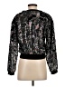 Rachel Comey 100% Polyester Metallic Black Pullover Sweater Size 4 - photo 2