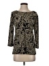 JM Collection Black 3/4 Sleeve Top Size S (petite) - photo 1