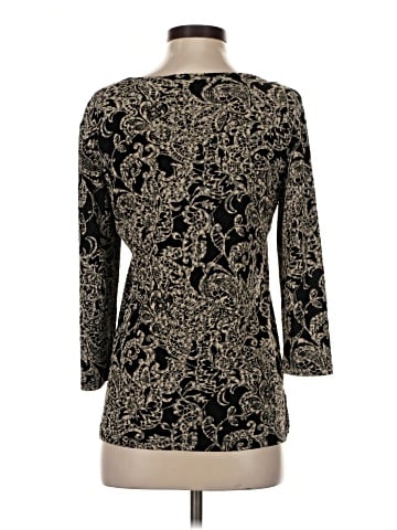JM Collection 3/4 Sleeve Top (view 2)