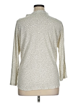 New Directions 3/4 Sleeve Button-Down Shirt (view 2)