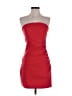 Zara 100% Polyester Red Cocktail Dress Size XS - photo 1