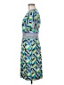 BCBGMAXAZRIA Print Blue Casual Dress Size M - photo 5