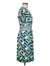 BCBGMAXAZRIA Print Blue Casual Dress Size M - photo 4