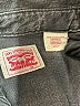 Levi's 100% Cotton Gray Denim Jacket Size S - photo 6