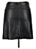 Max Studio 100% Polyurethane Black Faux Leather Skirt Size XL - photo 2