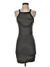 Express Stripes Black Casual Dress Size S - photo 1
