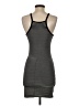 Express Stripes Black Casual Dress Size S - photo 2