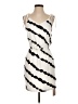 Emery Rose Stripes Ivory Cocktail Dress Size S - photo 1