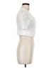 Mi ami White Short Sleeve Blouse Size M - photo 4