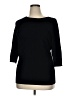 Roz & Ali Black Pullover Sweater Size 1X - photo 1