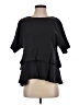 Cos Black Short Sleeve Blouse Size 4 - photo 1