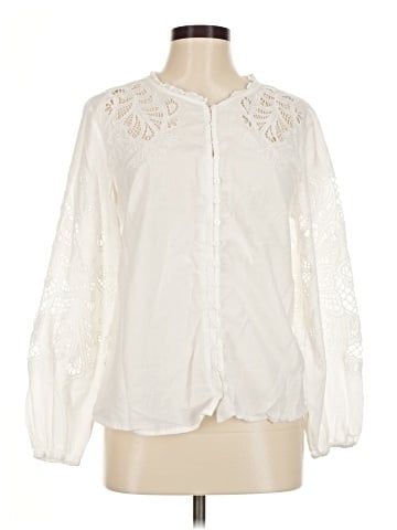 Tribal Jeans Long Sleeve Blouse (view 1)