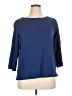 Chico's 100% Pima Cotton Blue 3/4 Sleeve Top Size XL - photo 1