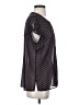 DR2 100% Polyester Polka Dots Black Short Sleeve Blouse Size M - photo 4