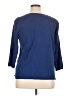 Chico's 100% Pima Cotton Blue 3/4 Sleeve Top Size XL - photo 2