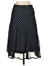 George 100% Polyester Chevron-herringbone Black Casual Skirt Size 4 - photo 2