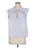 J.Crew 100% Polyester Blue Sleeveless Blouse Size M - photo 1
